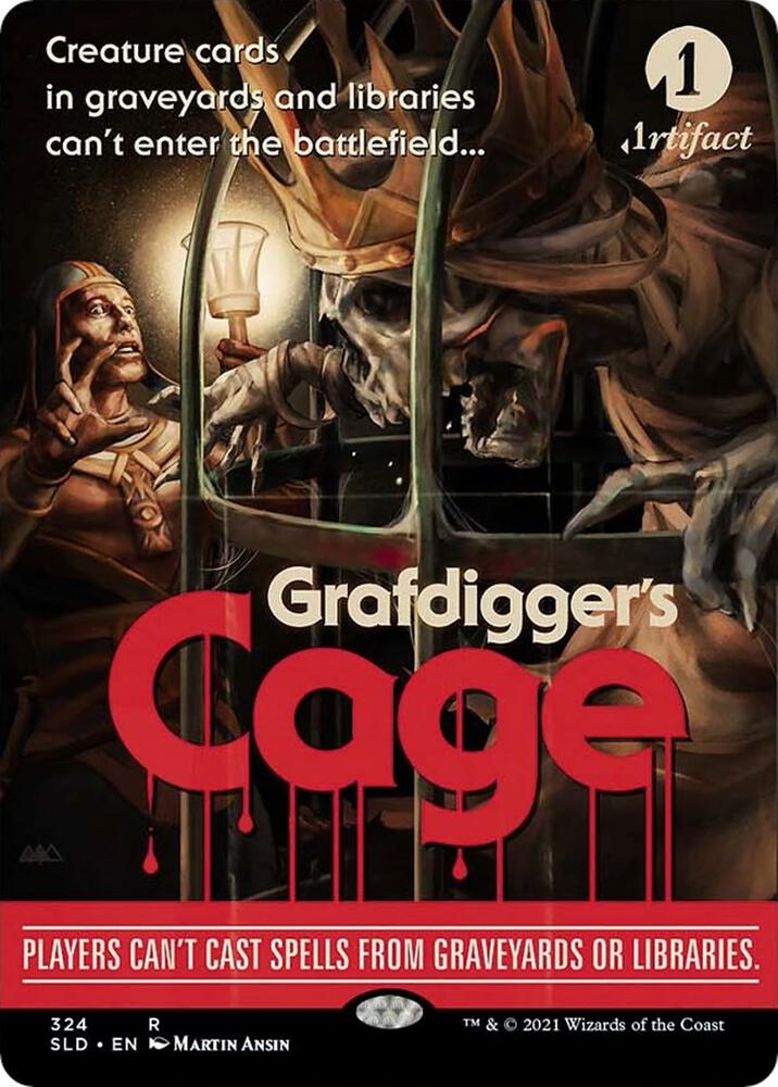 Grafdigger's Cage (324) [Secret Lair Drop] [Borderless]