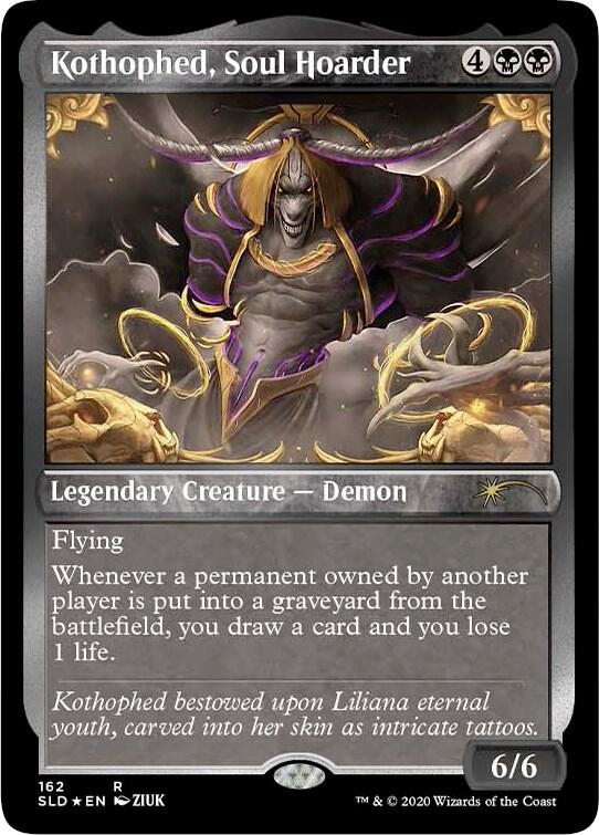 Kothophed, Soul Hoarder (Foil Etched) (162) [Secret Lair Drop] [Etched]