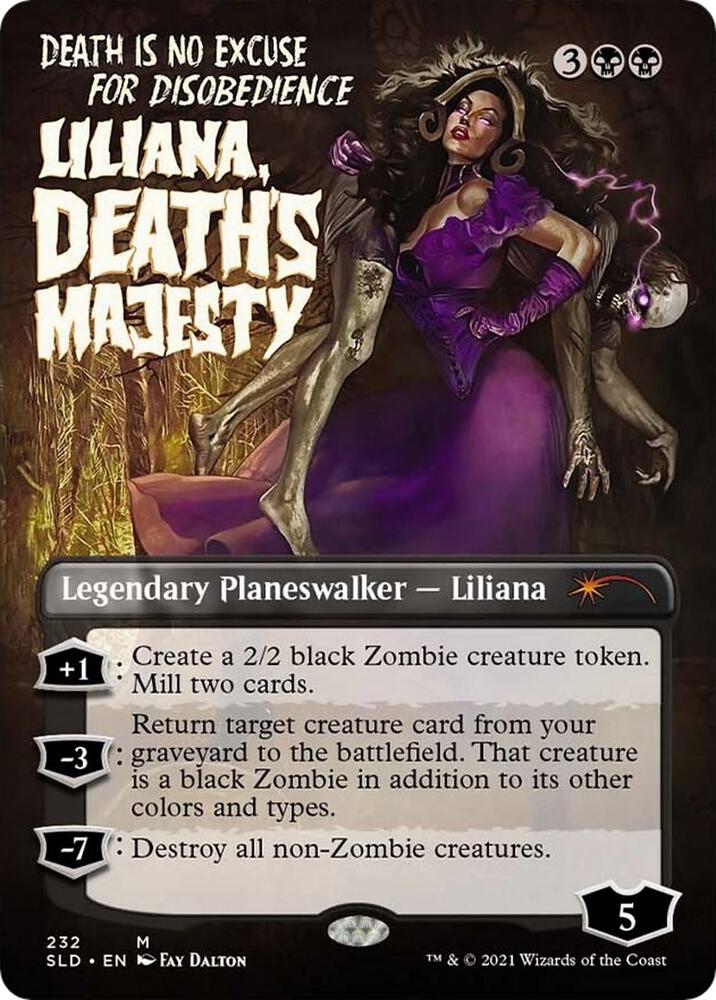 Liliana, Death's Majesty (232) [Secret Lair Drop] [Borderless]