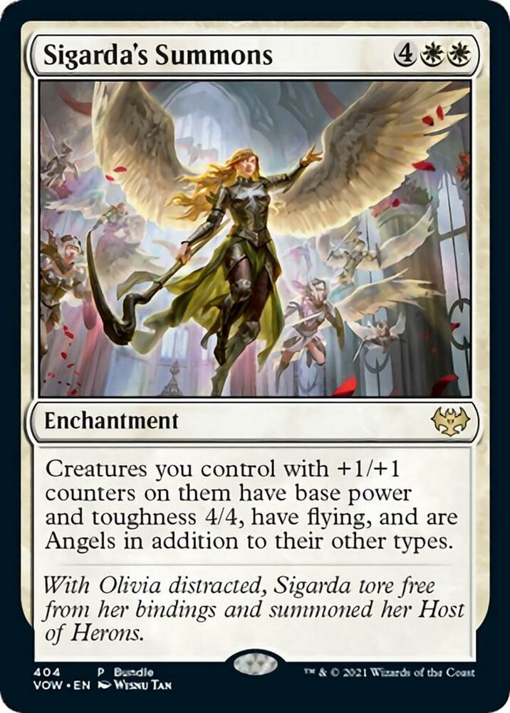 Sigarda's Summons (VOW Bundle) (404) [Unique and Miscellaneous Promos]