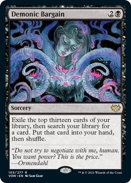 Demonic Bargain (103) [Innistrad: Crimson Vow]