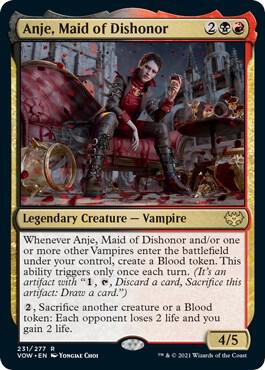 Anje, Maid of Dishonor (231) [Innistrad: Crimson Vow]