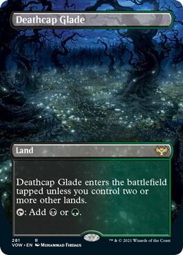 Deathcap Glade (Borderless) (281) [Innistrad: Crimson Vow] [Borderless]
