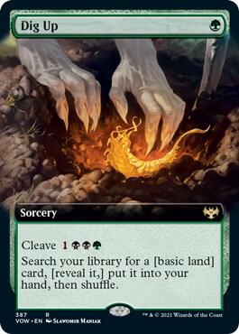 Dig Up (Extended Art) (387) [Innistrad: Crimson Vow] [Extended Art]