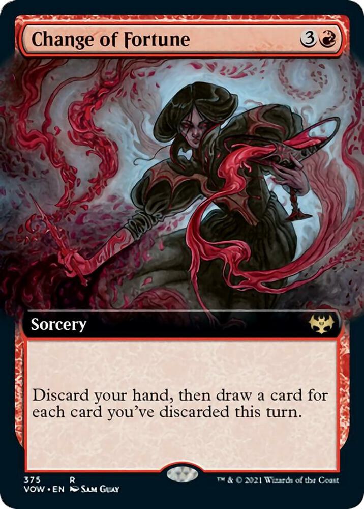 Change of Fortune (Extended Art) (375) [Innistrad: Crimson Vow] [Extended Art]