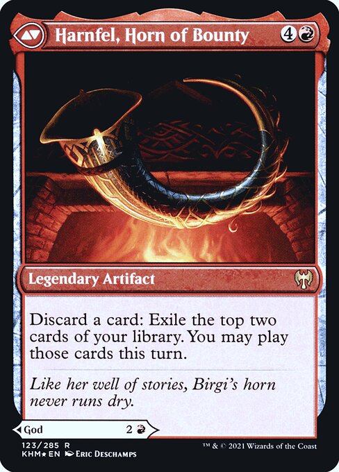 Birgi, God of Storytelling (123) [Prerelease Cards] Reverse