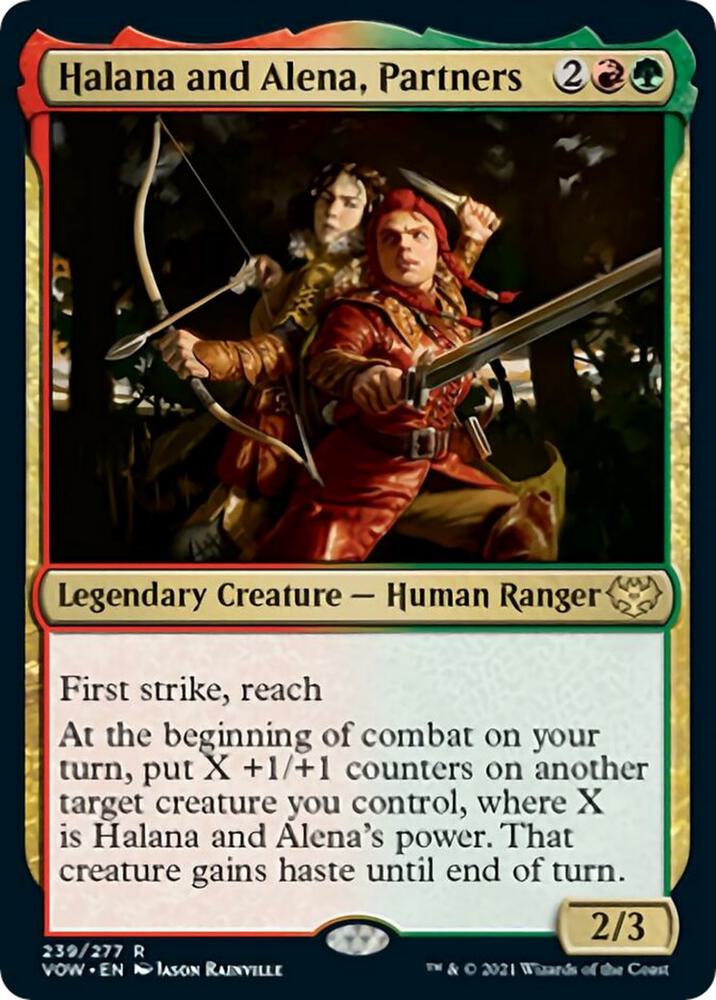 Halana and Alena, Partners (239) [Innistrad: Crimson Vow]