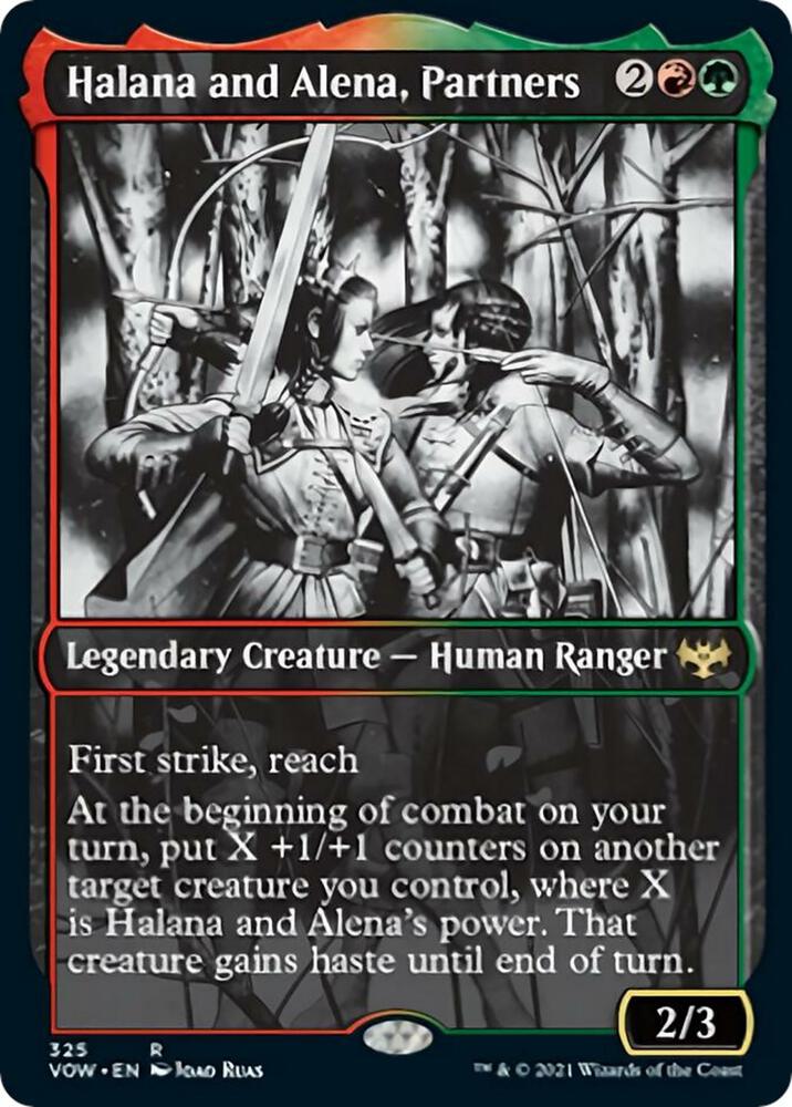 Halana and Alena, Partners (Showcase) (325) [Innistrad: Crimson Vow] [Showcase]