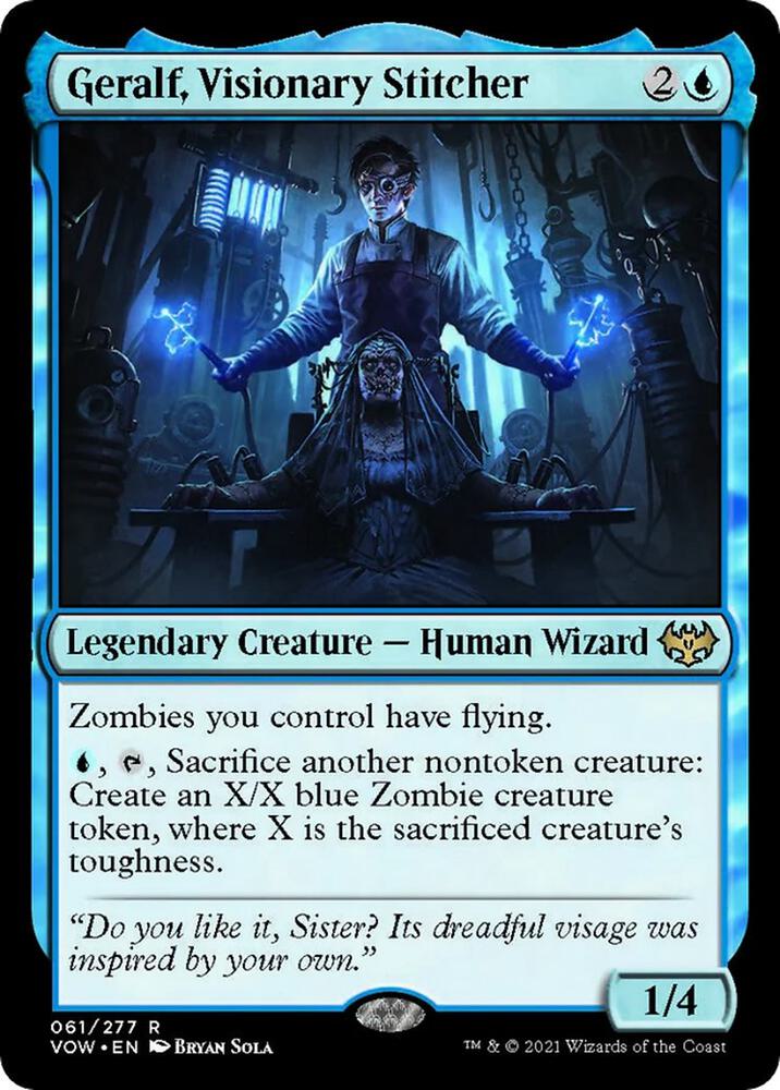 Geralf, Visionary Stitcher (61) [Innistrad: Crimson Vow]