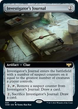 Investigator's Journal (Extended Art) (396) [Innistrad: Crimson Vow] [Extended Art]