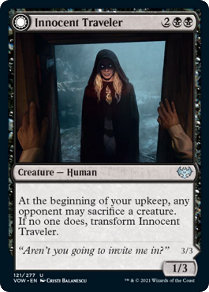 Innocent Traveler (121) [Innistrad: Crimson Vow]