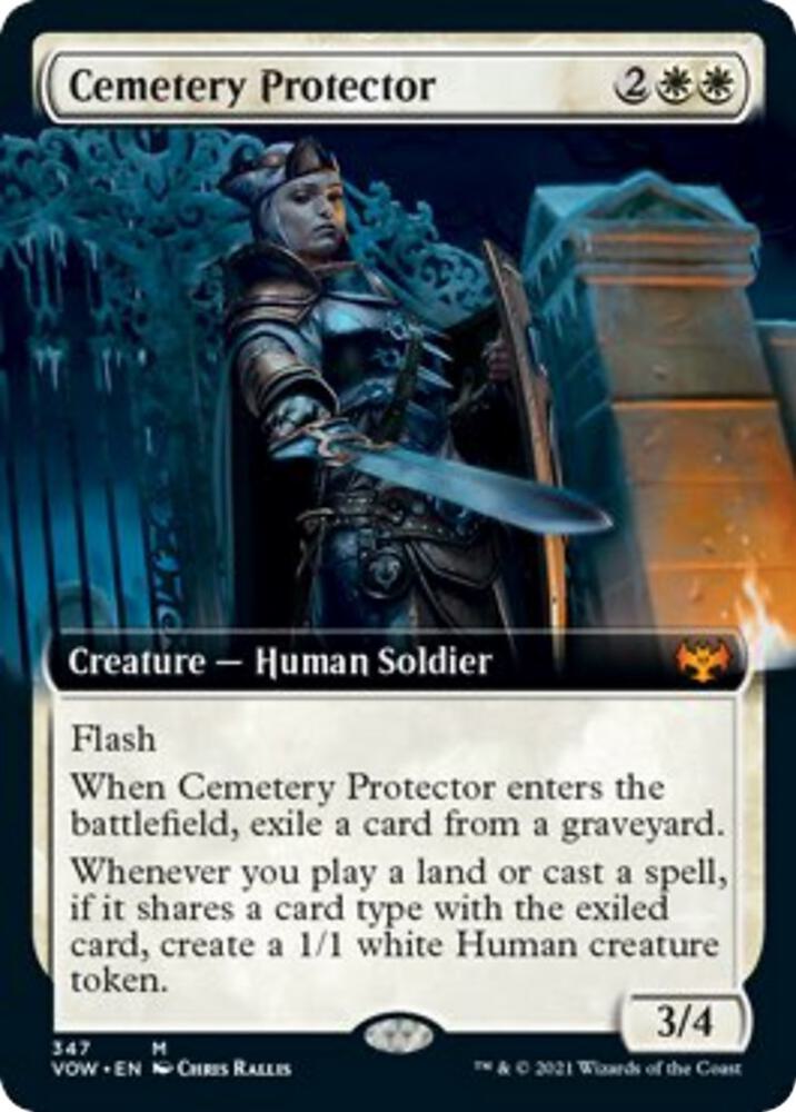 Cemetery Protector (Extended Art) (347) [Innistrad: Crimson Vow] [Extended Art]