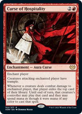 Curse of Hospitality (152) [Innistrad: Crimson Vow]