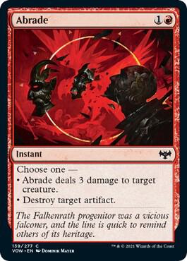 Abrade (139) [Innistrad: Crimson Vow]
