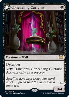 Concealing Curtains (101) [Innistrad: Crimson Vow]