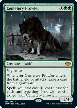 Cemetery Prowler (191) [Innistrad: Crimson Vow]