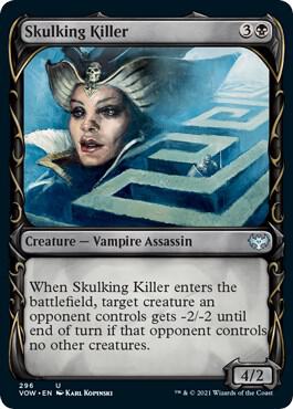 Skulking Killer (Showcase) (296) [Innistrad: Crimson Vow] [Showcase]