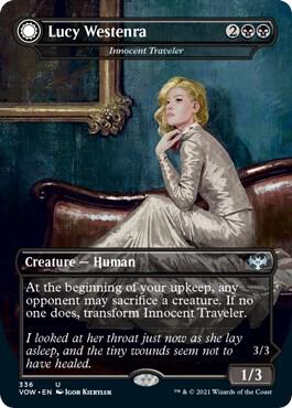 Lucy Westenra - Innocent Traveler (336) [Innistrad: Crimson Vow] [Borderless]