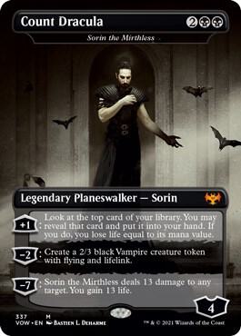 Count Dracula - Sorin the Mirthless (337) [Innistrad: Crimson Vow] [Borderless]