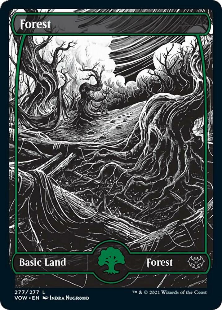 Forest (277) [Innistrad: Crimson Vow] [Showcase]