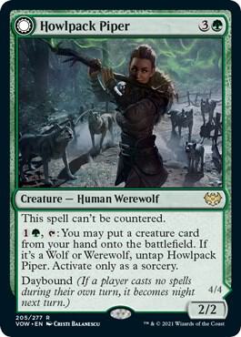 Howlpack Piper (205) [Innistrad: Crimson Vow]