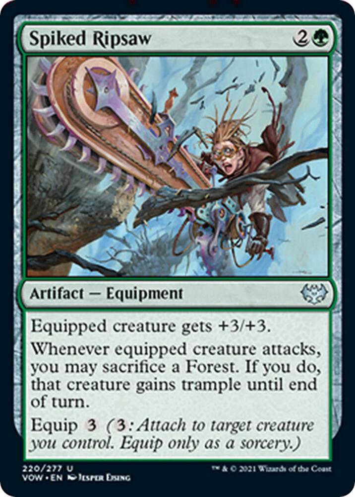 Spiked Ripsaw (220) [Innistrad: Crimson Vow]