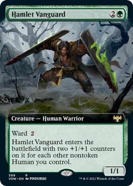 Hamlet Vanguard (Extended Art) (389) [Innistrad: Crimson Vow] [Extended Art]