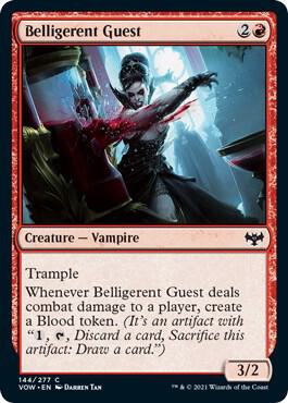 Belligerent Guest (144) [Innistrad: Crimson Vow]
