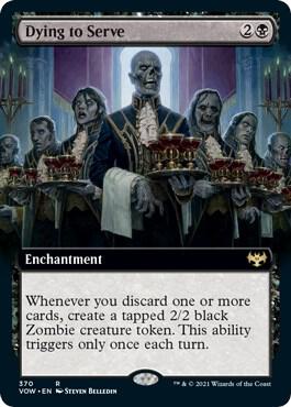 Dying to Serve (Extended Art) (370) [Innistrad: Crimson Vow] [Extended Art]