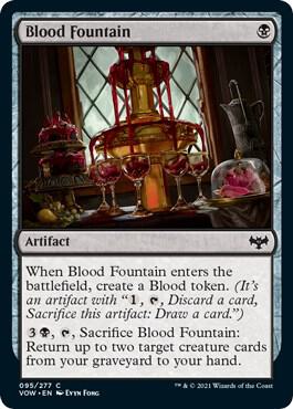 Blood Fountain (95) [Innistrad: Crimson Vow]