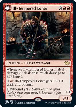 Ill-Tempered Loner (162) [Innistrad: Crimson Vow]