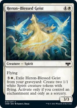 Heron-Blessed Geist (19) [Innistrad: Crimson Vow]