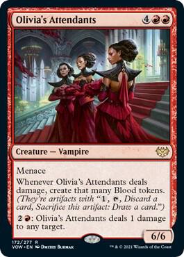 Olivia's Attendants (172) [Innistrad: Crimson Vow]