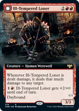 Ill-Tempered Loner (Extended Art) (378) [Innistrad: Crimson Vow] [Extended Art]