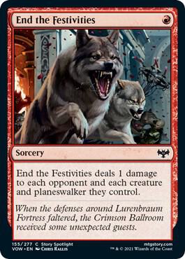 End the Festivities (155) [Innistrad: Crimson Vow]