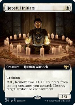Hopeful Initiate (Extended Art) (350) [Innistrad: Crimson Vow] [Extended Art]
