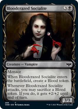 Bloodcrazed Socialite (Showcase) (288) [Innistrad: Crimson Vow] [Showcase]