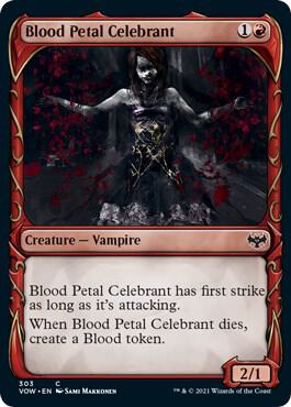 Blood Petal Celebrant (Showcase) (303) [Innistrad: Crimson Vow] [Showcase]