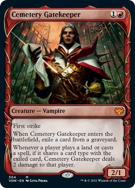 Cemetery Gatekeeper (Showcase) (304) [Innistrad: Crimson Vow] [Showcase]