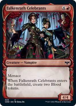 Falkenrath Celebrants (Showcase) (306) [Innistrad: Crimson Vow] [Showcase]