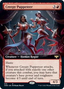 Creepy Puppeteer (Extended Art) (376) [Innistrad: Crimson Vow] [Extended Art]