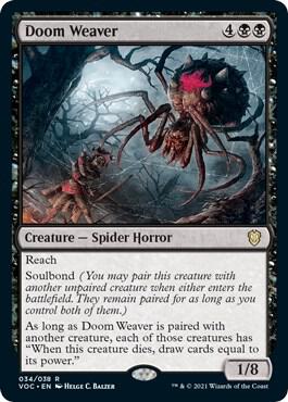 Doom Weaver (34) [Crimson Vow Commander]