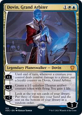 Dovin, Grand Arbiter (153) [Crimson Vow Commander]