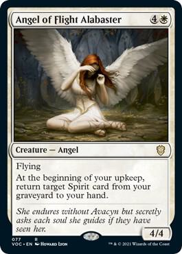 Angel of Flight Alabaster (77) [Crimson Vow Commander]