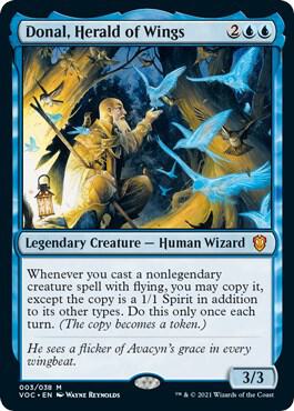 Donal, Herald of Wings (3) [Crimson Vow Commander]