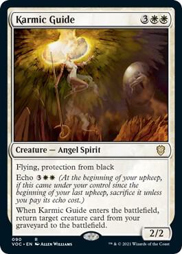 Karmic Guide (90) [Crimson Vow Commander]