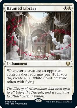 Haunted Library (6) [Crimson Vow Commander]