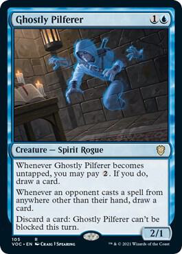 Ghostly Pilferer (105) [Crimson Vow Commander]
