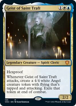 Geist of Saint Traft (155) [Crimson Vow Commander]