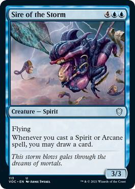 Sire of the Storm (113) [Crimson Vow Commander]